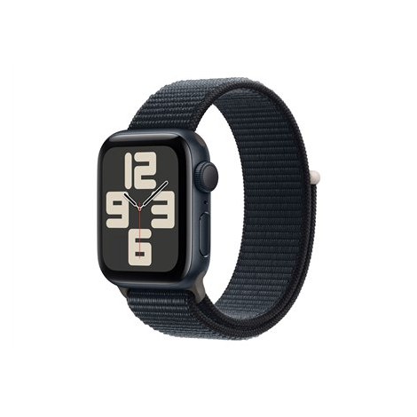 Inteligentny zegarek Apple SE (GPS) Aluminium Midnight 40 mm Odbiornik Apple Pay GPS/GLONASS/Galileo/QZSS Wodoodporny